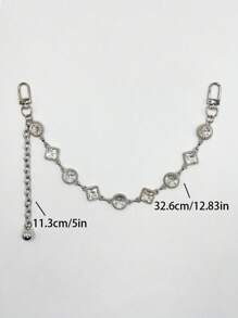 1pc Fashionable & Versatile Rhinestone Bag Chain Extension Y2K - Multicolor - View 4