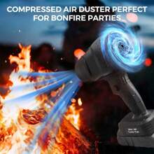 Jet Dry Mini Blower 35000RPM Air Blower Super Fan Turbo Battery Powered Portable, For Car Drying, Cleaning - US A Type Plug(110-127V) - View 4