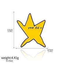 1 件 Your Did It Meme 星形珐琅别针趣味徽章胸针珠宝配饰礼物赠予朋友 - 彩色 - 查看 15