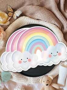 60 件/40 件/20 件，30*30 厘米/11.8*11.8 英寸，一次性彩虹主题派对纸巾，适合各种主题派对和日常使用，增添节日气氛