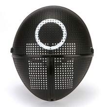 1pc Square, Circle, Triangle Geometric Game Mask, Costume Party Cosplay Prop Halloween - Multicolor - View 6