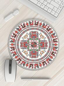 Geometrische ronde muismat - 8 stijlen om uit te kiezen, formaat 20 cm * 20 cm, antislipontwerp aan de onderkant, de muis is glad op de muismat, geschikt voor verschillende kantoorscènes