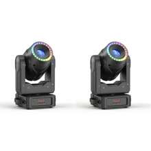 Stage Moving Head Light Stage Spotlight 1 PCS 120W RGBW LED 6 Colors Plus White Light And 6 Patterns Plus White Circle Voice Control/DMX512 Suitable For Family Carnival Party Music Performances Wedding Club Bar DJ KTV Disco - EU C Type Plug(220-240V) - View 9