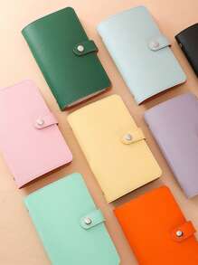 100Pcs Envelope Budget Challenge Loose Leaf Binder, Money Saving Binder, PU Leather Banknote Storage Book, Money Organizer For Banknote Photos, Stamps And Bank Card Storage, Multi-Function Loose Leaf Storage Organizer Pouch, Large Capacity Cash Storage Notebook, Birthday/New Year Gift, Multi-Function Loose Leaf Storage Organizer Pouch, Portable Purse, Clear Card Holder, Travel Accessories, Boho Vibes