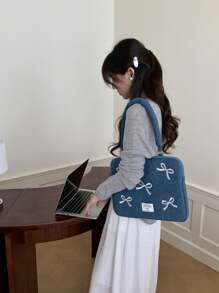 INS 时尚笔记本电脑内胆包，适用于 MacBook 13/14 英寸、15/15.6 英寸、单肩笔记本电脑手提包