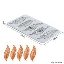 Flower Leaf Patterns Cake Lace Mat Fondant Silicone Mold DIY Craft Baking Decoration Tools Cooking Printing Mold - White - View 25