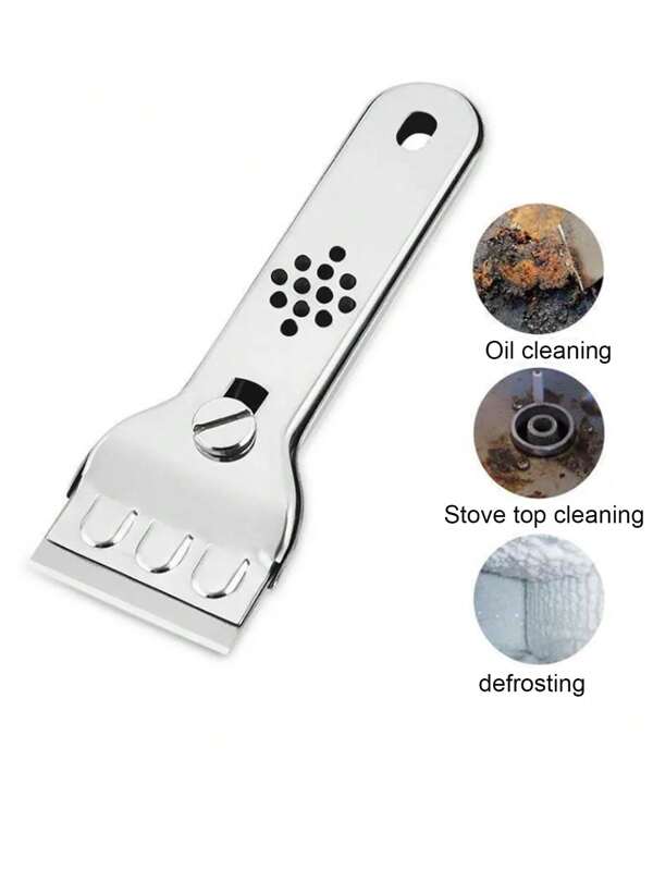 6Pcs Blade/Set Cleaning Scraper, Multi-Purpose Scraper With Blade, Paint Scraper, Oil Stain Cleaner, Ceramic Electric Stove Kitchen Cleaning Agent, Cleaning Tools, Cleaning Supplies, Must-Have For School, Apartment Necessity,Garden Tools