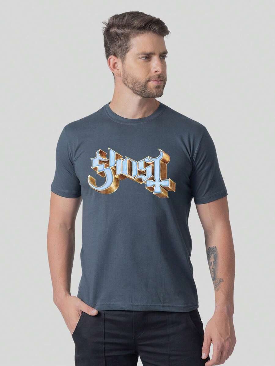 Ghost Printed T-Shirt Rock Bands Classic Music Comfortable Durable Fabric Various Colors
