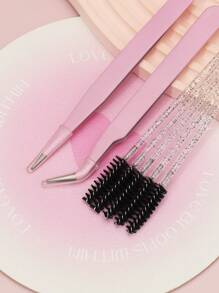 AYRMILLA Multi-Colored Eyelash Tool Set 5 Mascara Brushes And One Tweezers Are Complete And Convenient Eyelash Curler Eyelash Collection Kit - Multicolor - View 12