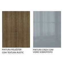 Cocina Integral Completa Modular Madesa Lux 440cm Marrón/Gris - Marrón y Gris - Ver 10
