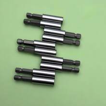 10 Stücke Magnetische Sechskant-Bohrerverlängerung 1/4" für Elektrowerkzeuge, 2.36" lang, verbessert die Effizienz von Elektrowerkzeugen, Schraubendreher-Bit-Schnellverschluss Sechskantschaft Bohrer-Verlängerungsadapter Set, geeignet für Schrauben- und Mutternbohrungen