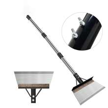 Multifunctional Cleaning Shovel With Handle, Garden Scraper Tool With Adjustable Stainless Steel Long Handle, Moss Remover Tool - Silver - View 2