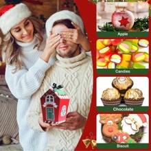 10 chiếc, Hộp bánh quy Giáng sinh, Hộp kẹo Giáng sinh, Hộp đựng bánh bông tuyết Nougat, Vật dụng kinh doanh nhỏ, Mặt hàng rẻ nhất có sẵn, Khuyến mại, Hộp kẹo, Hộp đựng sô cô la, Quà tặng tiệc, (Chỉ hộp giấy, Không có phụ kiện), Halloween, Đồ trang trí Halloween - Nhiều màu - Xem 10