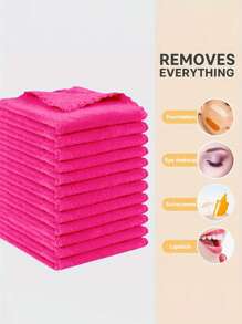 3/5/10件套简约白色面巾，酒店级无绒毛巾，柔软吸水面巾，浴室用品，家居浴室装饰，秋季装饰，返校季，沙龙/家庭浴室 - 彩色 - 查看 6