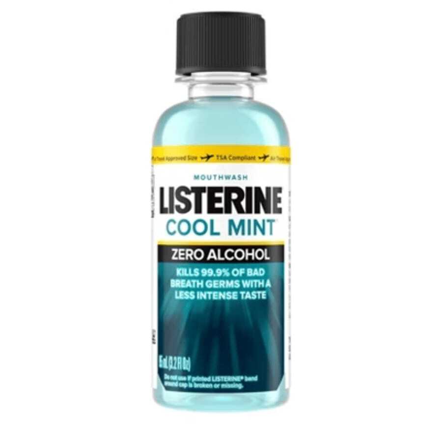 Listerine Zero Mouthwash, Clean Mint Flavor, 3.2 Oz., Bottle, Alcohol-Free Pack Of 1 - Nhiều màu - Xem 1