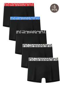 5pieces Pack W7 Boxer Shorts Men Underwear Soft Male Underpants For Men Boxershorts Slips Panties Hight Quality