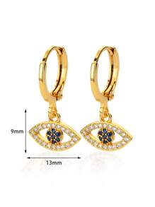 Colorful Cubic Zirconia Butterfly Stainless Steel Earrings For Women, Dainty 18k Gold-Plated Anti Fading Earring, Vintage Wedding Jewelry Beach Vacation Waterproof Accessories , Gifts For Mom/Daughter/Best Friends