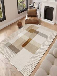 سجاد داخلي زخرفي ذو طابع بسيط وأنيق، مصنوع من مواد صناعية شبيهة بالصوف، سجاد داخلي مناسب لغرف المعيشة والأريكة والغرفة النوم وجانب السرير (مانع للانزلاق)، السجاد الداخلي للمطبخ والمكتب (وسادة كرسي)، البساط المدخل، البطانية الخارجية للرحلات والتخييم