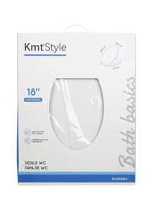 Couvercle de siège de toilette de couleur unie, accessoires de couvre-siège de toilette universel pour la décoration de salle de bain en été