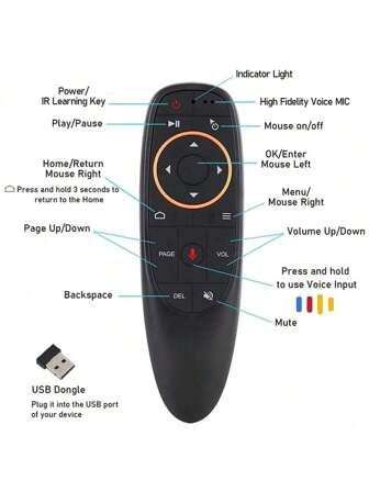 G10S Voice Remote Control 2.4G Air Mouse With Gyroscope Support Smart TV Box PC