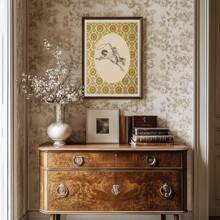 1pc Vintage Cowboy Wall Art Picture Nancy Meyers Style Prints Canvas Paintings Cowboy Poster Cottagecore Decor For Bedroom, Living Room, Or Farmhouse Wall Decor Gift For Her No Framed Or Framed - Multicolor - View 4