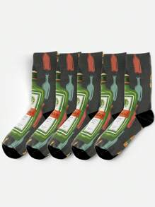1 Pair Of Women's Crew Socks,Long Socks,White Socks,Black Socks,Women Socks,Cute Socks,Girls Socks,Short Socks, That Absorb Moisture And Sweat, Are Soft,Breathable, Moisture Wicking, Sweet, And Cute. They Can Be Worn For Home, Office, Leisure, And All Seasons. Colors Are Random