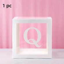 8 件婴儿淋浴气球盒、装饰气球收纳盒、1 件 DIY 字母盒、生日派对装饰礼品盒、婴儿淋浴派对装饰气球盒、派对回礼、育儿室装饰、复活节礼物、婚礼装饰盒背景摄影道具返校情人节