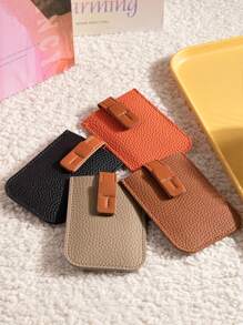 Slim Credit Card - Easy Pull Out Organizer Holder,Delicate Design, Large Capacity, Compact Size, Suitable For Driver's License, Business Cards, And Other Documents,Easy Pull Out Organizer, Rfid Secure, Multiple Card Slots, Soft , Perfect For Front Pocket,Large-Capacity Id Creative Multi-Card Slots, Anti-Degaussing, Pull-Out Card Holder,Compact Ultra-Thin Holder - Multicolor - View 3