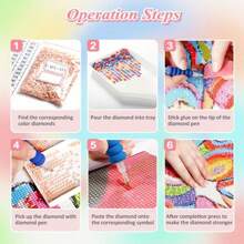 Personalized Customed Diamond Painting Kits For Adults DIY 5D Art Round/Square Full Drill Dots By Design Your Own With Photo Picture Text Multiple Sizes (8x10 Inch) Custom Painting, Adults, From Create Pictures, Customized Home Decor