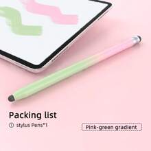 1支橡胶笔尖触控笔，二合一电容式触控笔，高精度高灵敏度通用触控笔，适用于智能手机、平板电脑、笔记本电脑 - 彩色 - 查看 7