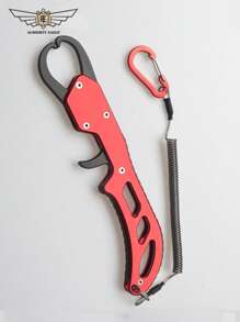 ALMIGHTY EAGLE 1pc ALMIGHTY EAGLE One Set Of Fish Lip Clip + Fishing Pliers Set, Bait Fishing Pliers, Multifunctional Design, Can Effectively Control Bait Fish, Line Cutting And Fish Control Tools, Bait/Ice Fishing/Sea Fishing Supplies