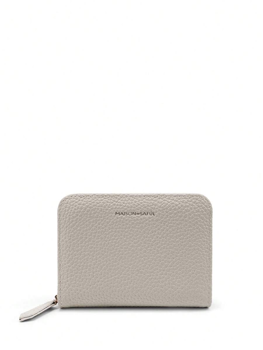 FOREVER FOR YOU 女士拉链零钱包迷你钱包硬币包卡包女士钱包迷你钱包钱包卡包钱包 - 灰色 - 查看 1