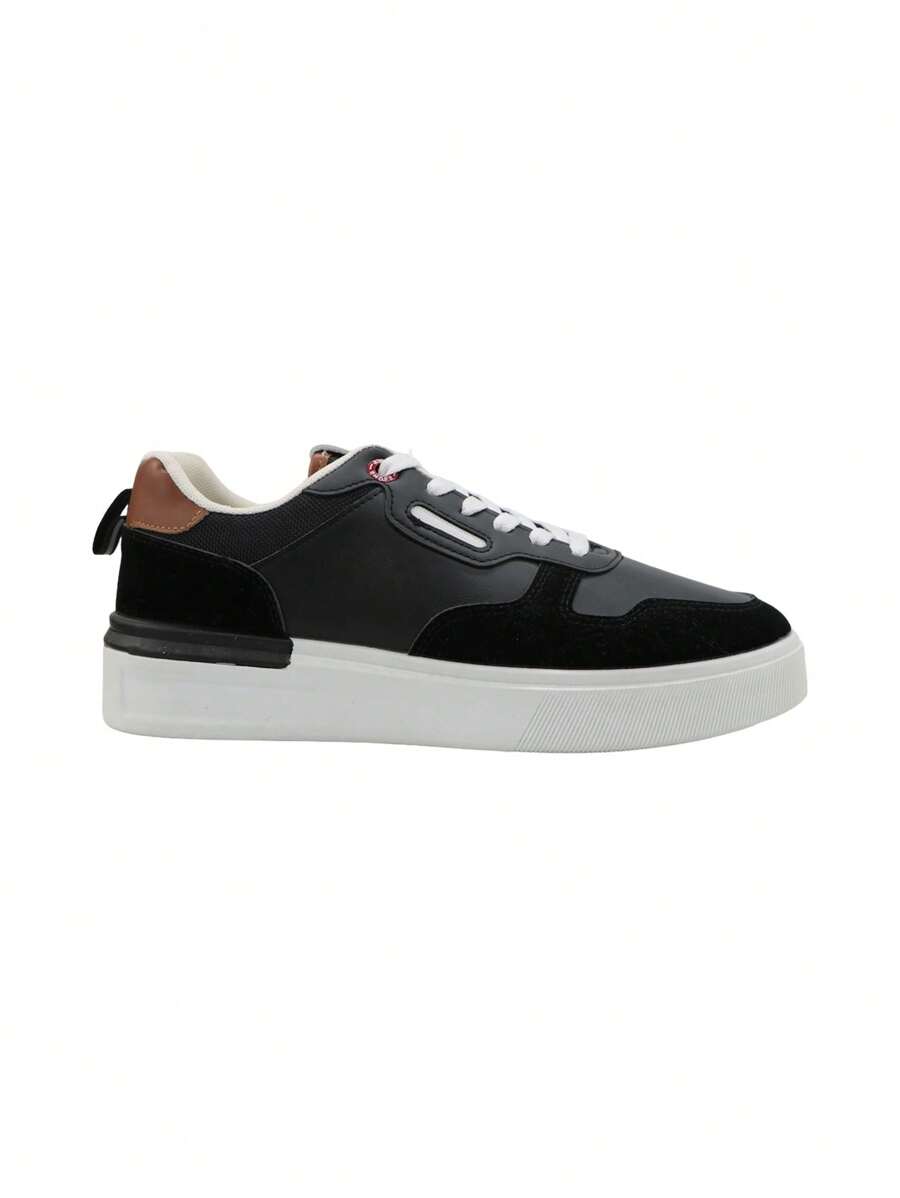Mixed Sneaker - Black - View 1