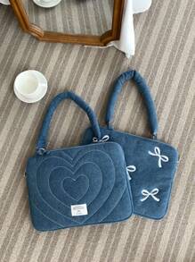 INS 时尚笔记本电脑内胆包，适用于 MacBook 13/14 英寸、15/15.6 英寸、单肩笔记本电脑手提包