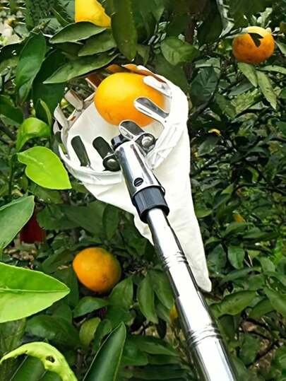 1/3/5 szt. Zbieraczki do owoców ze stali nierdzewnej, koszyk do zbierania owoców, niezbędne do zbioru jabłek, pomarańczy, gruszek i innych owoców sadowniczych – wytrzymałe metalowe sekatory z ulepszonymi funkcjami zbierania owoców. Idealny prezent na Nowy Rok i Walentynki!