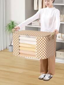 1PC衣物收纳盒家用大容量衣柜衣服整理神器布折叠盒优质面料无异味更健康家居必备神器