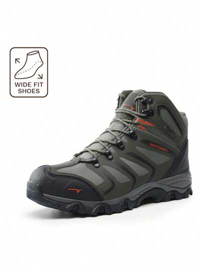 Men's Ankle High Waterproof Hiking Boots Outdoor Lightweight Shoes Trekking Trails Armadillo