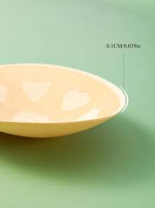 1pair Reusable Plus Rabbit Ear Nipple Covers, Invisible Silicone Adhesive Bra Pasties For Sports And Push-Ups