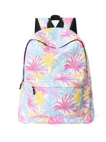 1pc Big Kids Girls Fashion Casual Purple Butterfly Print Backpack Primary School Middle School Students Large Capacity Multi-Layer Schoolbag Highly Attractive Adjustable Shoulder Strap Girls Backpack Can Hold A4 Paper Books Laptop Suitable For Daily Campus Travel Holiday Gift
