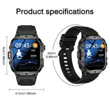 Smart Watch, Wireless Calling/Dialing, SMS Reminder, Step Counting, Custom Dial, Weather Forecast, Sports Watch, Lighting Mode, Unisex, Suitable For Android And IOS Phone - Multicolor - View 10