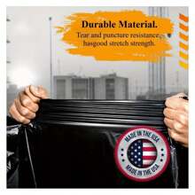 1.9 MIL Ultra-Thick Heavy-Duty 30-Gallon Plastic Garbage Bags, 100 Pieces, 31.5in X 35.5in - Perfect For Courtyard Leaves, Hotels, Shopping Malls, Supermarkets, Gardens, Streets & Home Use 100PCS-30 - 彩色 - 查看 3