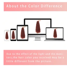 1/3/7 包女神盒式辫，10/12/14/18/24 英寸预绕式波西米亚钩针盒式辫，带卷曲发尾，3X 钩针编织合成假发 (#350) - 臟橘色 - 查看 7