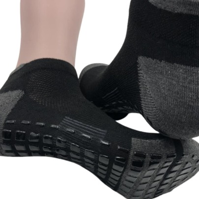 Kit 3 Pares Meias Pilates Masculino Antiderrapante Yoga Leve Esporte Conforto Top