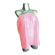 Bata Strapless Larga Cerrada Spa Rosa Paq 10 Piezas - Rosa - Ver 4