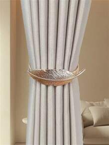 Alloy Metal Spring Curtain Clips, High-End Curtain Tiebacks, Metal Texture Home Decor - Multicolor - View 6