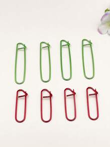 Aluminum Woven Aluminum Stitch Markers, Durable Yarn Locking Tool For Knitting And Crochet, Multicolored Aluminum, Random Color, Large Sweater Markers - Multicolor - View 4