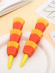 1pc Stress Relief Pen, Cartoon Squeeze Soft Stationery, Neutral Pen For Students