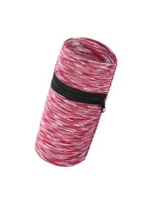 带拉链的跑步包、轻便手腕钱包、手机袋、卡夹、吸汗带、健身房健身运动骑行腕带臂包 - 彩色 - 查看 12