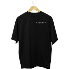 Playera Camiseta Oversize Young LA Gym Gimnasio LL Unisex - Óxido marrón - Ver 4