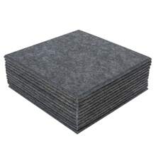 YUNRUX 12pcs Dark Grey High Density Acoustic Panels Sound Absorbing Wall Panels - Dark Grey - View 3